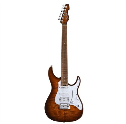 Đàn Guitar Điện GrassRoots G-SNAPPER-24PF-FM-TGESB, Pau Ferro FB, Tiger Eye Sunburst